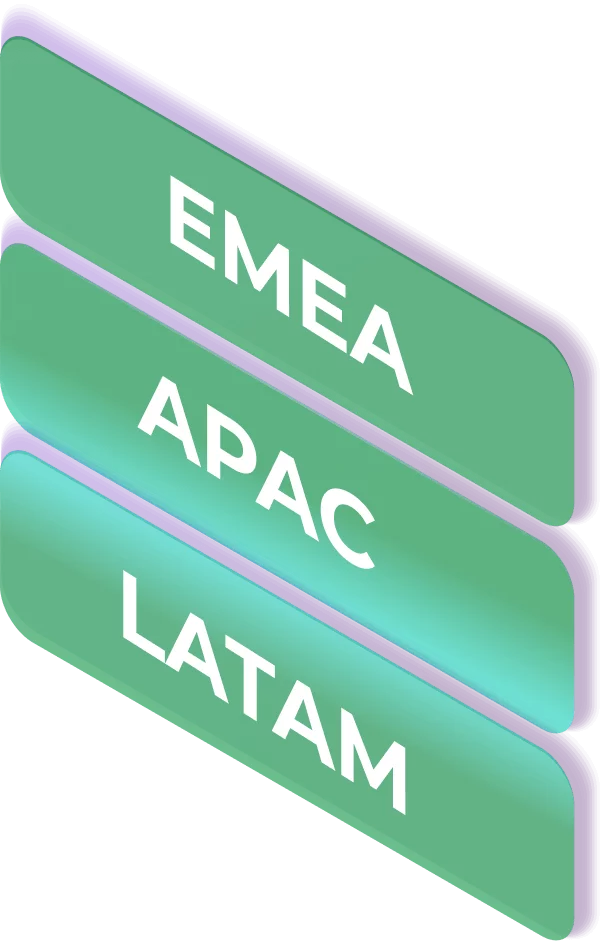 EMEA, APAC, LATAM