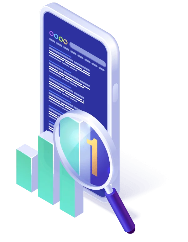 Téléphone avec loupe